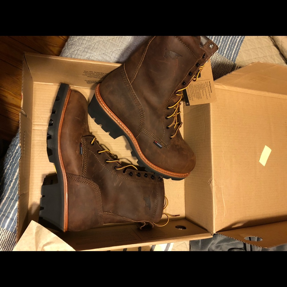 Redwing logger boots